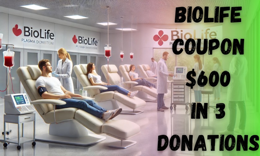 BioLife Coupon $600 in 3 Donations