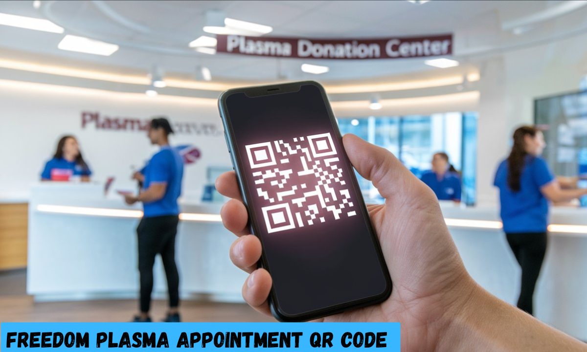 Freedom Plasma Appointment QR Code