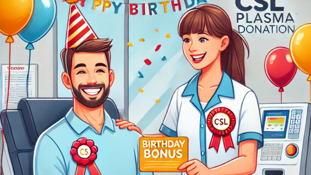 CSL Plasma Birthday Bonus